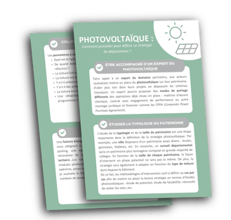 photovoltaïque checklist
